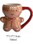 C 8.9x6 cm Noel Yaratıcı Seramik Kupa Sevimli Zencefilli Kurabiye Adam Kahve Çift Fincan Noel Hediyesi Yeni Yıl Drinkware Navidad Ev Ofis Içecek Kupa (Yurt Dışından) 5