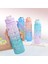 Mor 900 ml 900 ml Su Şişesi Öğrenci Pipetli Içecek Şişesi Plastik Spor Su Bardağı Spor Sürahiler Spor Su Şişesi 32 Oz Uzay Bardağı (Yurt Dışından) 3