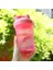 Kırmızı 400 ml Shaker Şişeleri Renkli Peynir Altı Suyu Protein Tozu Karıştırma Şişesi Spor Salonu Shaker Taşınabilir Açık Plastik Içecek Bardak (Yurt Dışından) 1