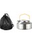 Gösterildiği Gibi Çantalı 800ML Pot 250/350/500ML Paslanmaz Çelik Kamp Kupası Açık Yürüyüş Seyahat Çay Kahve Bira Kupaları Katlanır Saplı Su Şişesi Drinkware (Yurt Dışından) 1