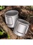 Gösterildiği Gibi Çantalı 800ML Pot 250/350/500ML Paslanmaz Çelik Kamp Kupası Açık Yürüyüş Seyahat Çay Kahve Bira Kupaları Katlanır Saplı Su Şişesi Drinkware (Yurt Dışından) 4