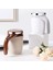 USB Şarj Mavi 300-400 ml Tam Otomatik Karıştırma Manyetik Kupa Paslanmaz Çelik Sıcaklık Farkı Kahve Karıştırma Kabı Blender Akıllı Mikser Termal Bardak (Yurt Dışından) 2
