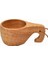 F El Yapımı Iskandinav Kuksa Ahşap Bardak Taşınabilir Kauçuk Ahşap Kahve Kupa Açık Seyahat Kamp Çay Süt Su Bardağı Ahşap Içme Bardağı (Yurt Dışından) 1