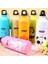 Tavşan 500ML Sevimli Su Şişesi 500 ml Güzel Hayvanlar Yaratıcı Hediye Açık Hava Taşınabilir Spor Bisiklet Kamp Yürüyüş Okul Çocuk Su Şişesi (Yurt Dışından) 5