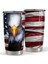 Stil 2 Amerikan Bayrağı Desen Bardak 20 Oz Paslanmaz Çelik Yalıtımlı Bardaklar Kapaklı Bardaklar Kahve Seyahat Kupa Bardak Erkekler Için Baba (Yurt Dışından) 2