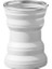 Beyaz 320ML Taşınabilir Silikon Geri Çekilebilir Katlanır Kapaklı Bardak Teleskopik Katlanabilir Içme Bardağı Açık Seyahat Su Bardağı (Yurt Dışından) 1