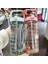 D Stil-Yeşil 0.8l 2 Litre Spor Su Şişesi Samanlı Erkek Kadın Spor Su Şişeleri Açık Soğuk Su Bottlesc Zaman Işaretleyicili Drinkware (Yurt Dışından) 2