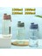 Yeşil 2200 ml 1.5 Litre Spor Su Şişesi Filtreli 2200 ml Büyük Kapasiteli Su Isıtıcısı Yürüyüş Spor Erkekler Kadınlar Için Kamp Açık (Yurt Dışından) 2