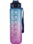 Style1-A 1000 ml 1 Litre Su Şişesi Motivasyon Spor Su Şişesi Sızdırmaz Içme Şişeleri Açık Seyahat Spor Salonu Fitness Mutfak Için Sürahiler (Yurt Dışından) 1