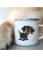 XH1951-A015WH-8 360ML Dachshunds Köpek Emaye Kahve Kupaları Seviyorum Kamp Piknik Şenlik Ateşi Parti Bira Içecek Suyu Kola Bardak Açık Seyahat Kakao Su Kupa (Yurt Dışından) 1