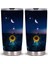 Stil 6 Son Moon Paslanmaz Çelik Kapaklı Bardak, 20 Oz Vakum Yalıtımlı Kahve Bardağı, Kadın Erkek Genç Için Ay Gizli Kahve Kupa Hediye (Yurt Dışından) 2