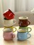 Stil 6 L-350ML Retro Seramik Kahve Kupa Karikatür Kupa Seyahat Fincan Kahvaltı Su Kupa Emaye Süt Bardak Karikatür Cappuccino Çay Bardağı Mutfak Malzemeleri (Yurt Dışından) 4