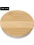 Ahşap Renk 100MM Bambu Mason Kavanoz Depolama Konserve Kapakları Içme Bardağı Yeniden Kullanılabilir Conta Halkası Çam Ahşap Kapak Kapakları Cam Kavanoz Seramik Kupalar Için (Yurt Dışından) 2