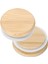 Ahşap Renk 100MM Bambu Mason Kavanoz Depolama Konserve Kapakları Içme Bardağı Yeniden Kullanılabilir Conta Halkası Çam Ahşap Kapak Kapakları Cam Kavanoz Seramik Kupalar Için (Yurt Dışından) 4