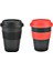 06 400 ml Plastik Seyahat Kupa Isı Yalıtımlı Drinkware Su Bardağı Açık Seyahat Otel Fincan Silikon Kapaklı Anti-Sonbahar Kahve Fincanları 400 ml (Yurt Dışından) 3