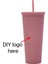 Beyaz 601-700ML Çift Duvar Dıy 24OZ 700ML 710ML Plastik Durian Tumbler Durian Fincan Sevimli Fare Kapaklı (Yurt Dışından) 5