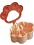 Pembe 1 Takım Baharat Kutusu Plastik Kedi Pençe Şekli 5 Izgaralar Kaşıkla Baharat Dağıtıcı Büyük Kapasiteli Toz Geçirmez Su Geçirmez Baharat Kavanoz (Yurt Dışından) 1