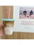 04 700 ml 1 Adet Sevimli Su Şişesi Kore Tarzı Kahve Suyu Süt Bardak Kawaii Plastik Soğuk Bardak Kapaklı Saman Taşınabilir Yeniden Kullanılabilir Içme Şişesi (Yurt Dışından) 5