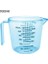 Mavi 600ML Plastik Ölçüm Kabı 150/300/600ML Şeffaf Sıvı Ölçüm Kabı Konteyner Yüksek Kaliteli Mavi (Yurt Dışından) 1