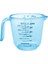 Mavi 600ML Plastik Ölçüm Kabı 150/300/600ML Şeffaf Sıvı Ölçüm Kabı Konteyner Yüksek Kaliteli Mavi (Yurt Dışından) 3