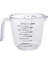 Mavi 600ML Plastik Ölçüm Kabı 150/300/600ML Şeffaf Sıvı Ölçüm Kabı Konteyner Yüksek Kaliteli Mavi (Yurt Dışından) 4