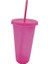 PURPLE-710ML 470-700ML Yeniden Kullanılabilir Flaş Toz Pipetler Kapaklı Bardak Içme Suyu Şişeleri Sert Plastik Açık Spor Kahve Kupaları Sızdırmaz Drinkware (Yurt Dışından) 1