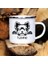 -A015WH-8 Kişiselleştirilmiş Evcil Hayvanlar Emaye Kupa Özel Köpek Adı Kahve Içecekleri Tatlı Süt Bardak Kolu Drinkware Kamp Kupalar Köpek Severler Için Hediyeler (Yurt Dışından) 1