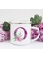 XH1780-A015WH-8 Mor Mektup Baskı Kupalar Yaratıcı Kahve Şarap Bardakları Içecekler Süt Fincan Vintage Emaye Kupalar Kolu Drinkware Düğün Nedime Hediyeleri (Yurt Dışından) 4