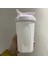 Saf Beyaz 600 ml Dropshipme Taşınabilir Shaker Şişe Protein Shake Spor Salonu Karıştırma Fincan Spor Spor Su Şişeleri Saplı Açık Mikser Kupa (Yurt Dışından) 1