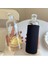750ML 500-750ML 750ML Büyük Kapasiteli Cam Su Şişesi Zaman Işaretleyici ile Su Içmek Için Kapak Şeffaf Süt Suyu Basit Bardak Doğum Günü Hediyesi (Yurt Dışından) 3