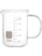 250 ml 50/100/250/500/1000 ml Mutfak Laboratuvar Camı Ölçüm Kabı Şişe Büyük Kapasiteli Yüksek Sıcaklığa Dayanıklı Cam Ölçekli Beher (Yurt Dışından) 1