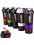 Siyah 550 ml Shaker Protein Tozu Şişesi Sallama Fincan Büyük Kapasiteli Su Şişesi Seyahat Plaj Karıştırma Fincan Fitness Salonu Egzersiz Şişeleri (Yurt Dışından) 2