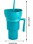 Mavi Aperatif Bardağı 2'si 1 Arada Çok Fonksiyonlu Renk Değiştiren Stadyum Tumbler Aperatif Içecek Pipetli Bardak Filmler Ev Kullanımı Için (Yurt Dışından) 1