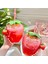 B 501-600ML 500ML Yaz Sevimli Çilek Saman Su Şişesi Karikatür Gıda Sınıfı Pp Geniş Uygulama Süt Kahve Saman Bardağı Ev Drinkware (Yurt Dışından) 2
