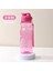 Erik Pembe 650ML 650ML Su Bardağı Spor Su Şişesi Açık Taşınabilir Su Bardağı Gıda Sınıfı Plastik Bardak Su Şişesi Çocuklar Için Içme Şişesi (Yurt Dışından) 1