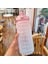 2000ML Pembe A 2 Litre Su Şişesi Motivasyon Içme Şişesi Spor Su Şişesi Zaman Işaretleyici Çıkartmaları ile Taşınabilir Yeniden Kullanılabilir Plastik Bardaklar (Yurt Dışından) 1