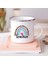 XH267-A015WH-8 Gökkuşağı Öğretmen Baskılı Emaye Kupa Yaratıcı Retro Kahve Su Bardakları Içecek Tatlı Süt Kupası Kupalar Kolu Drinkware Öğretmen Hediyeler (Yurt Dışından) 4