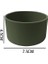 Ordu Yeşil 7.5cm 7.5/9cm Silikon Kap Kol Uzay Pot Silikon Çizme Kauçuk Alt Ped 32-40OZ Hidro Şişe Su Şişesi Mutfak Için Evrensel (Yurt Dışından) 1
