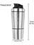 Gümüş Yeni Paslanmaz Çelik Bardak Vakum Mikser Açık Içecek Su Isıtıcısı Ayrılabilir Çift Katmanlı Peynir Altı Suyu Protein Tozu Spor Çalkalayıcı Su Şişesi (Yurt Dışından) 3