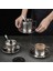 3 Adet 280 ml 3 Adet/takım Paslanmaz Çelik Kahve Fincanları Tepsi ile Karıştırma Kaşığı Çift Duvar Yalıtım Süt Çay Kupa Avrupa Otel Içecekler Tumbler (Yurt Dışından) 2