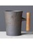 Stil-2 B Japon Tarzı Vintage Seramik Kahve Kupa Bardak Pas Sır Çay Süt Ahşap Saplı Bira Kupa Su Bardağı Ev Ofis Drinkware (Yurt Dışından) 1