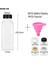 300ML-A Altın Alüminyum Kapak 10 Adet 60-500ML Şeffaf Boş Plastik Meyve Suyu Şişesi Kapaklı W/huni Tek Kullanımlık Meyve Suyu Içecek Kabı Meyve Suyu Sıkma Smoothie Yapmak Için (Yurt Dışından) 1
