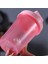 Pembe Spor Shaker Şişesi 500 ml Protein Tozu Karıştırma Şişesi Spor Fitness Salonu Shaker Açık Taşınabilir Pp Su Şişesi Botella Agua (Yurt Dışından) 5