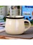 Bej S 150 ml Seramik Kahve Kupa Çay Vintage Yaratıcı Büyük Göbek Orijinal Emaye Süt Kahvaltı Fincan Renk Sır Kupalar Kahve Coffeeware Teaware (Yurt Dışından) 1