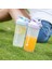 B01 450ML Spor Su Şişesi 500ML Protein Shaker Açık Seyahat Taşınabilir Meyve Suyu Bardağı Toz Kutusu ile Kahve Kupaları Sızdırmaz Içecek Şişesi (Yurt Dışından) 3
