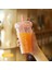 Pembe 420 ml Ins Kabarcık Çay Bardağı Taşınabilir Samanlı Bardak Plastik Kahve Fincanları Kapaklı Şeffaf Su Şişesi (Yurt Dışından) 1
