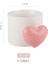 Pembe 02 301-400 ml Sevimli Seramik Fincan Kahve Kupa Su Bardağı Üç Boyutlu Kalp Şeklinde Kolu Çay Fincanı Öğleden Sonra Çay Kahve Fincanı Kupalar Pembe Çay Bardağı (Yurt Dışından) 1