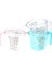 Pembe 300 ml 150/300/600 ml Plastik Ölçüm Kabı Temizle Ölçekli Gösterisi Şeffaf Kupa Dekantör Şişe Ağzı 3 Boyutları Ölçüm Cihazı Pembe/mavi/şeffaf (Yurt Dışından) 3