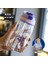 B Mor 480ML 480ML Çocuklar Damlatmaz Bardak Su Şişeleri Yaratıcı Karikatür Pipet ve Kapaklarla Besleme Dökülmeye Dayanıklı Taşınabilir Bebekler Içecek Bardakları (Yurt Dışından) 1