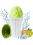 Yeşil Hızlı Dondurulmuş Smoothies Slushy Bardak Ev Yapımı Milkshake Şişesi Dayanıklı Slushie Dondurma Makinesi Sıkma Slushy Quick Maker Bardak (Yurt Dışından) 1